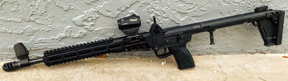 KEL-TEC SUB-2000 with Optic Mount and Red Dot Sight
